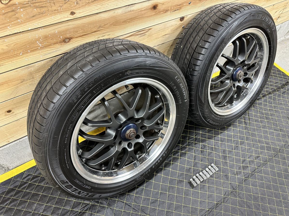 格安売切 RACING SPARCO NS2 15インチナット付 6.5J ＋32 PCD100 114.3 