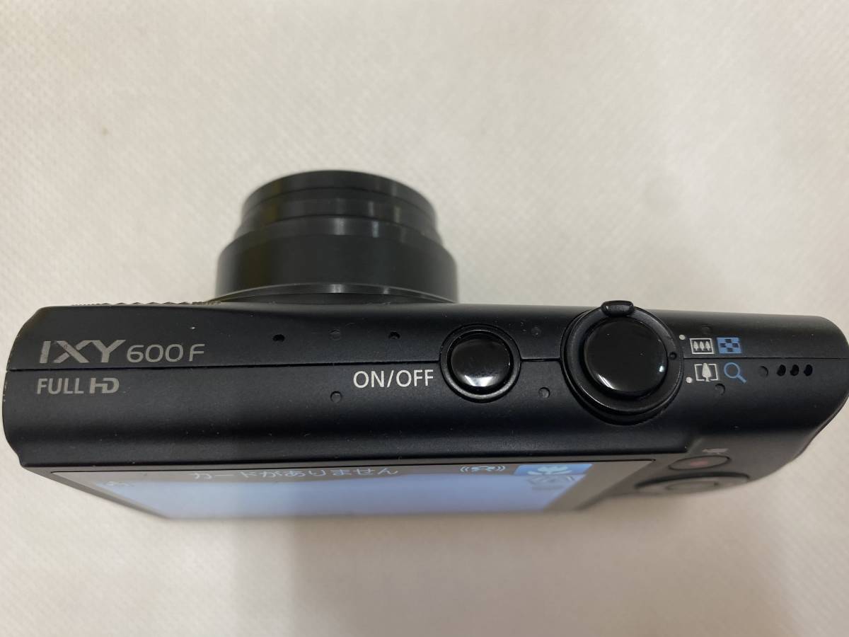 ☆Canon キャノン IXY600F コンパクト デジタルカメラ☆ブラック 撮影 