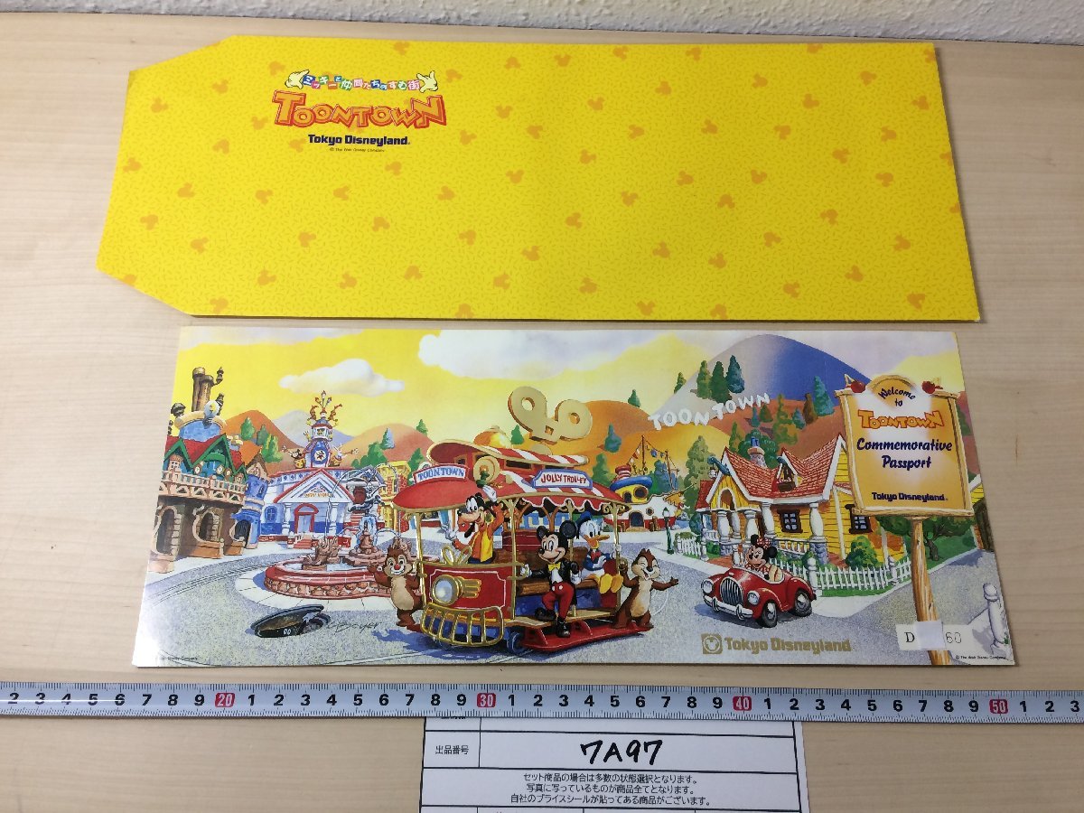 ディズニー 《未使用品》TDL トゥーンタウン オープン記念パスポート 