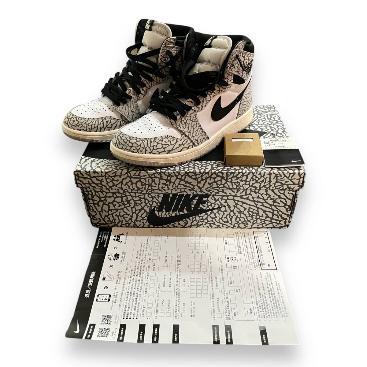 国内正規 ○ NIKE AIR JORDAN 1 RETRO HIGH OG WHITE CEMENT DZ5485 