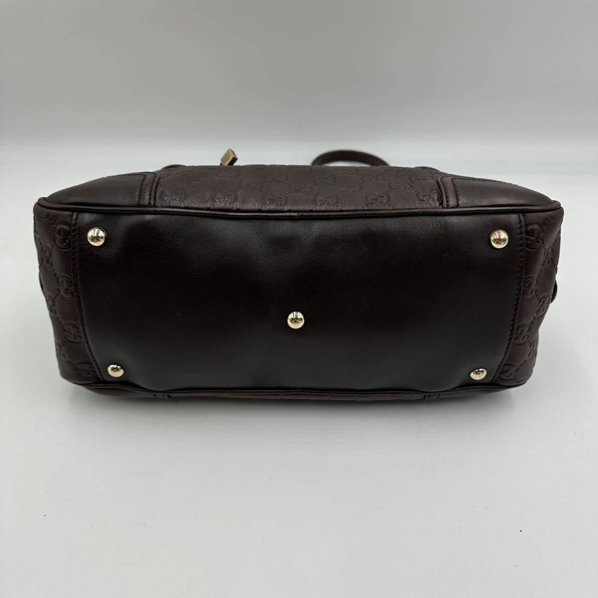 1円 【美品】 GUCCI グッチ ミニボストン ハンドバッグ トートバッグ