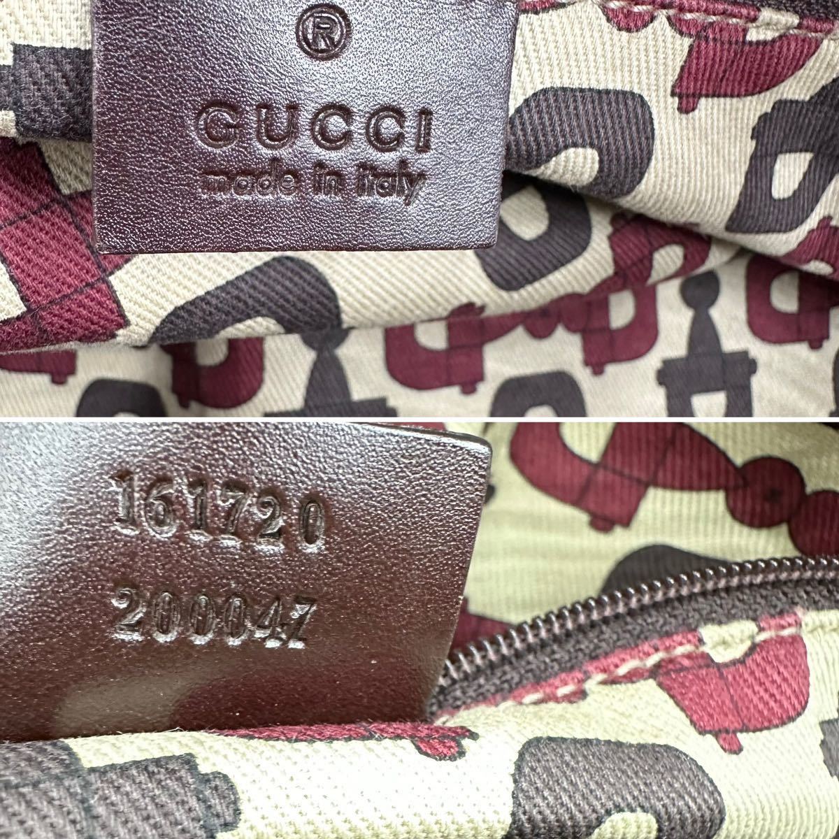 1円 【美品】 GUCCI グッチ ミニボストン ハンドバッグ トートバッグ