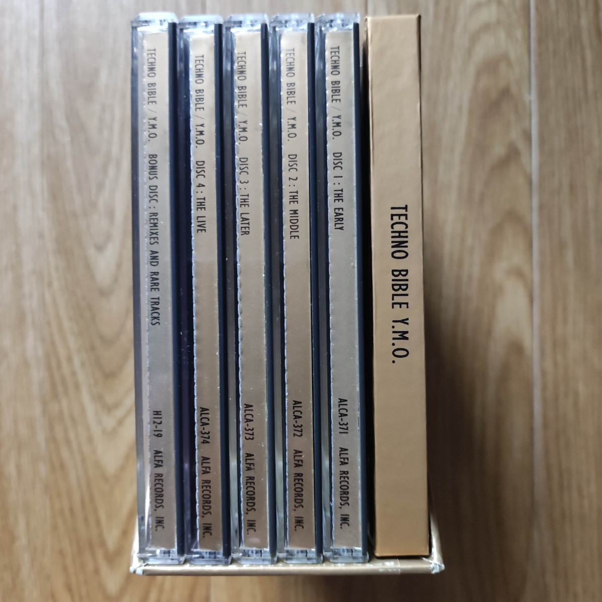 中古5CD】YMO「テクノバイブル」坂本龍一/高橋幸宏/細野晴臣 イエロー 