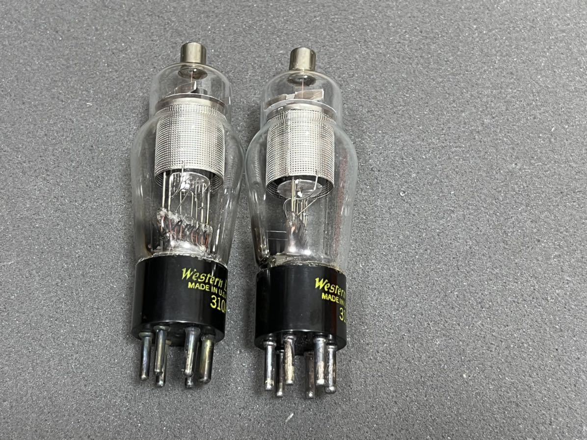 310A Western Electric ! 真空管 ! 良品！スモールパンチ! 2本 310A