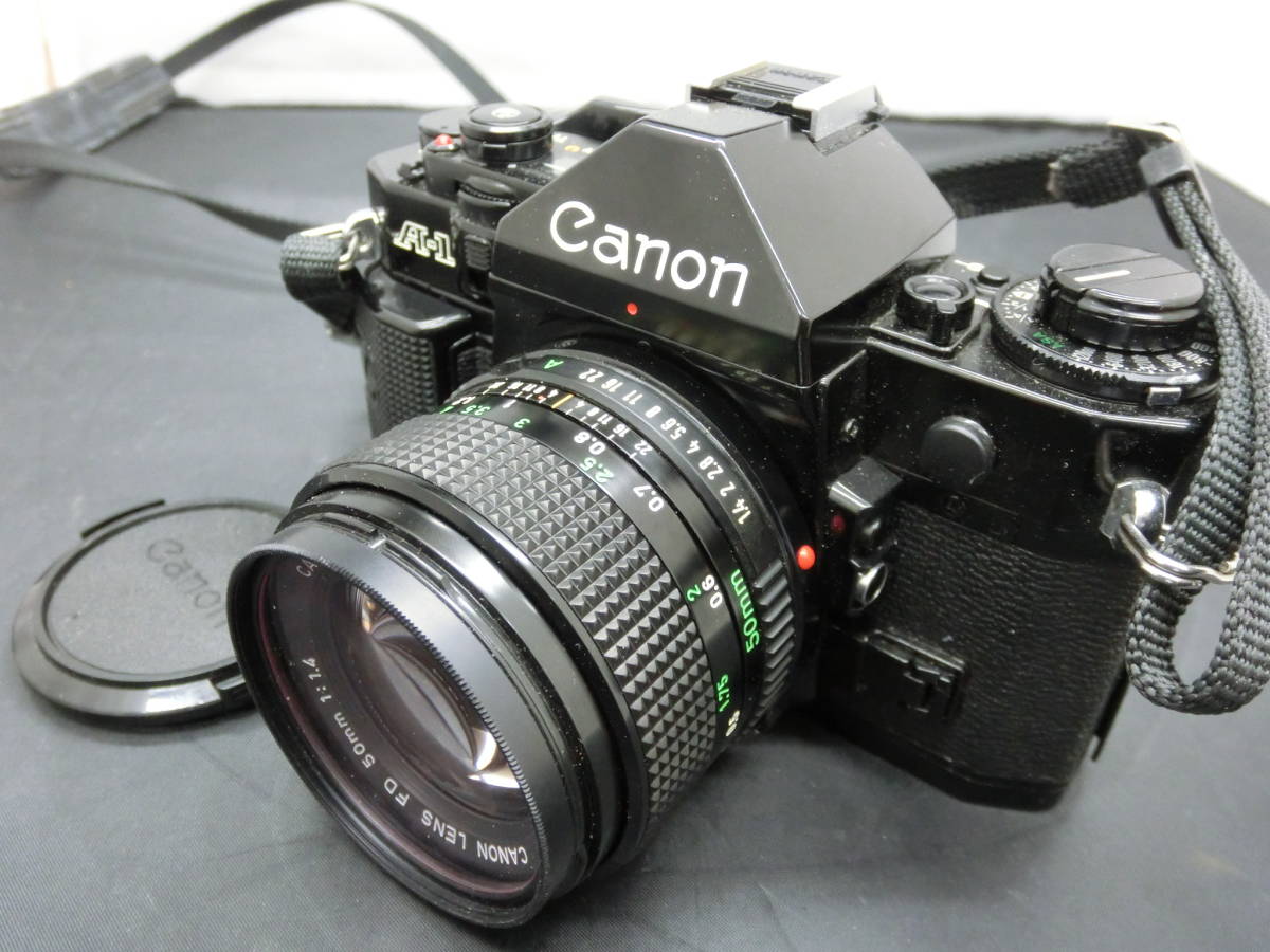 Canon キャノン A-1 一眼レフカメラ フィルムカメラ レンズ付 ジャンク