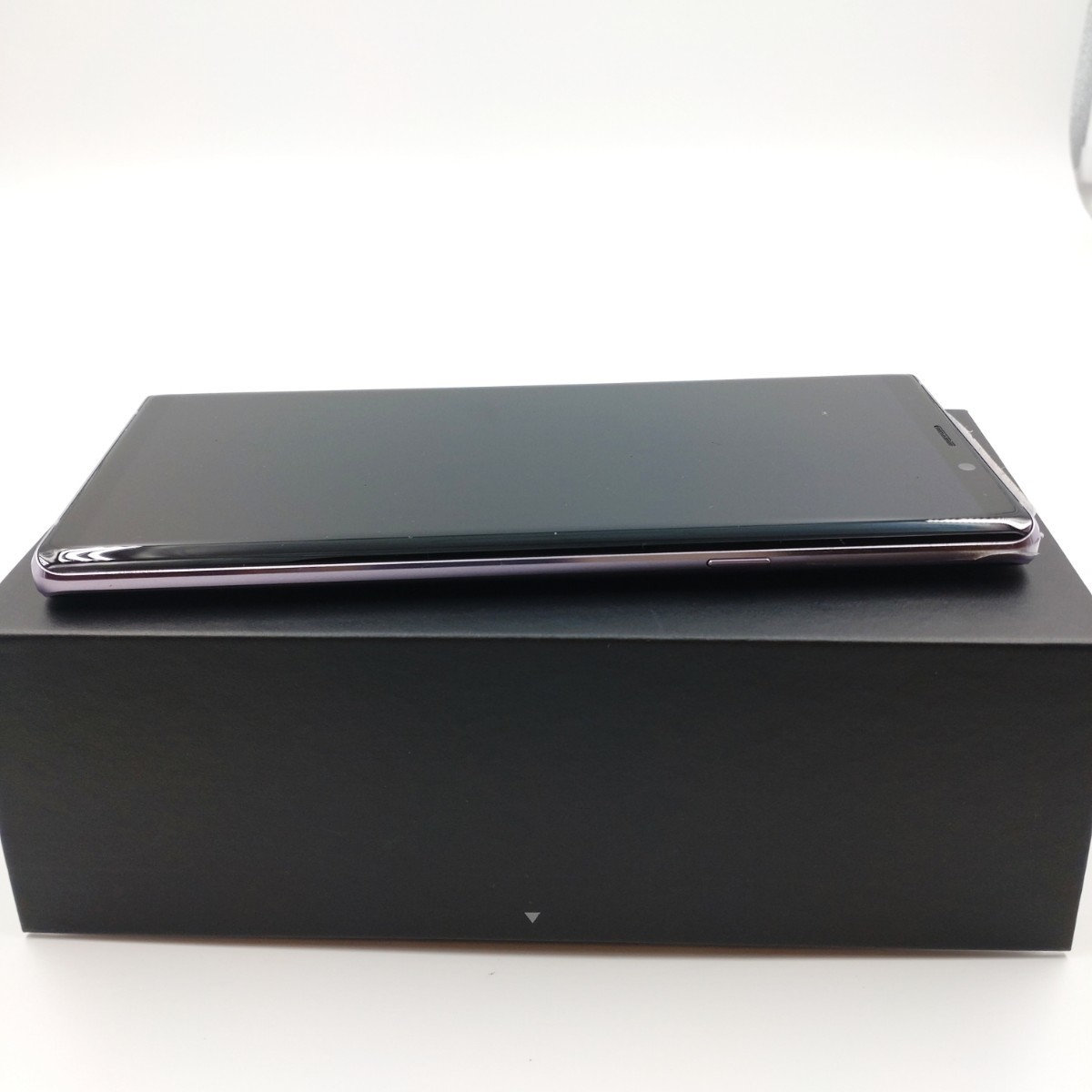 1円スタート 超美品 au Galaxy Note9 SCV40 パープル 箱、付属品完備