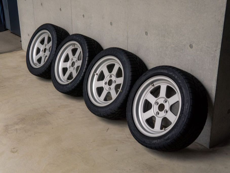 鍛栄舎 NEEZ 鍛造アルミ 15インチ7J+20 pcd100 4穴 ハブ径57.1mm 1本4.6kg ゴルフ2 NAロードスター等_1