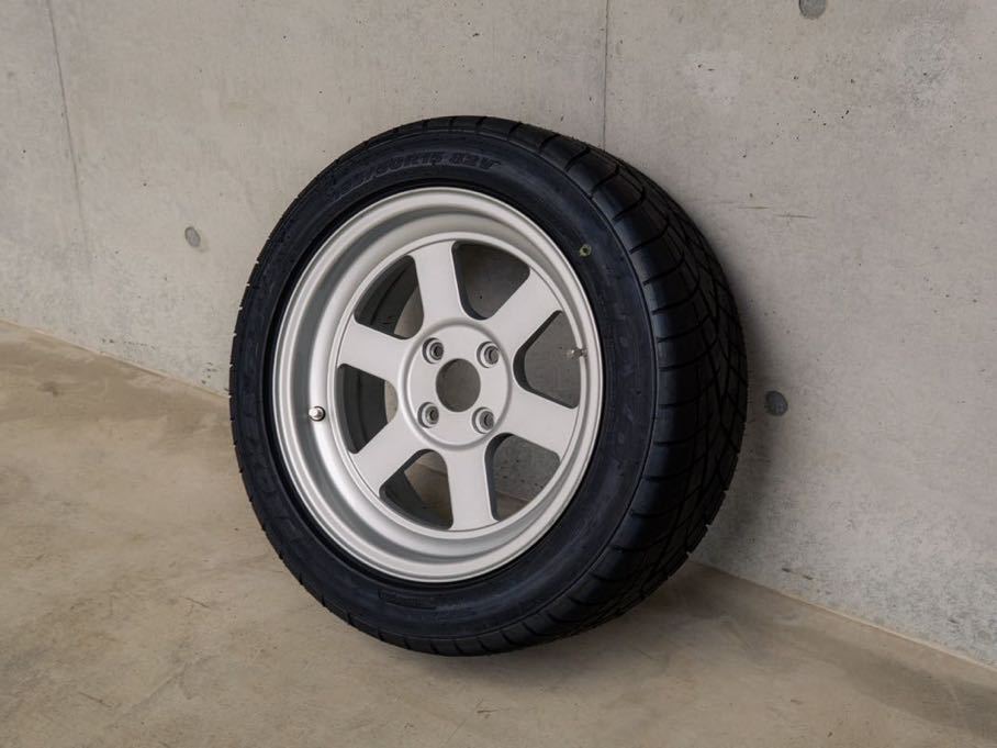 鍛栄舎 NEEZ 鍛造アルミ 15インチ7J+20 pcd100 4穴 ハブ径57.1mm 1本4.6kg ゴルフ2 NAロードスター等_2