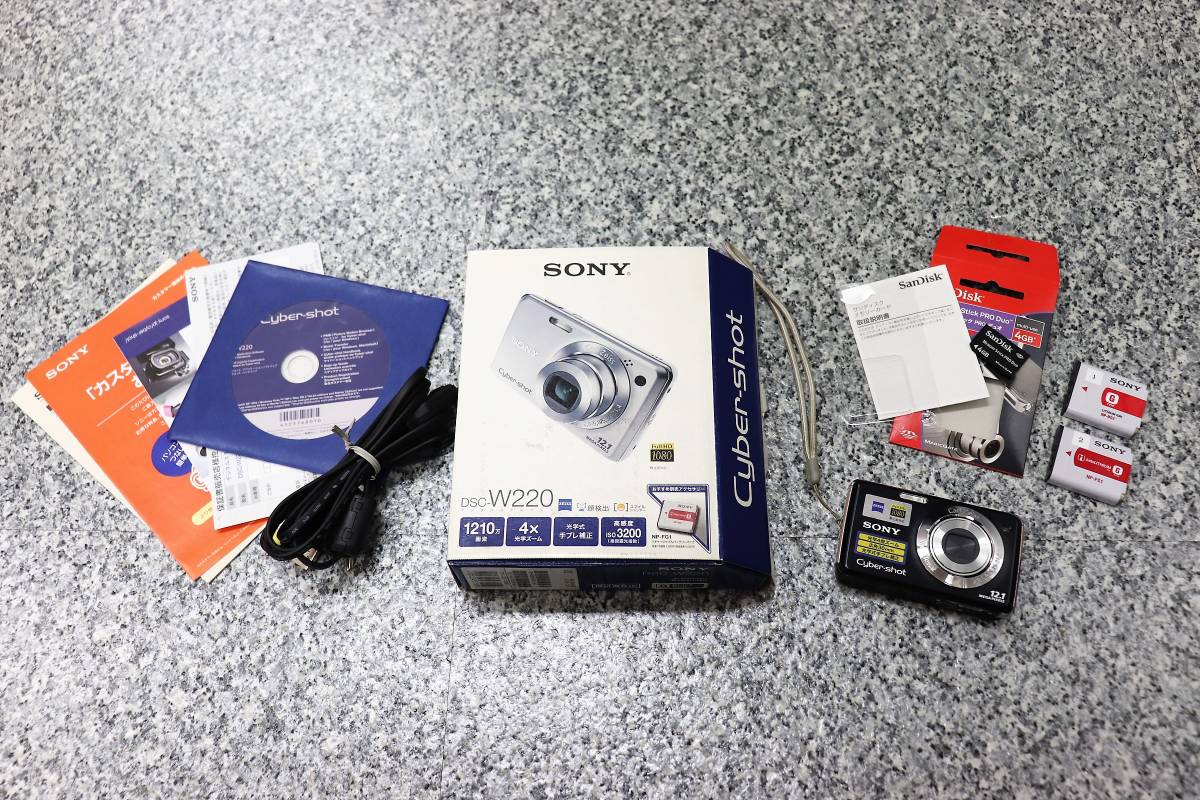SONY Cyber-shot DSC-W220 2009年購入 DSC-W220 Cyber-shot Sony SONY