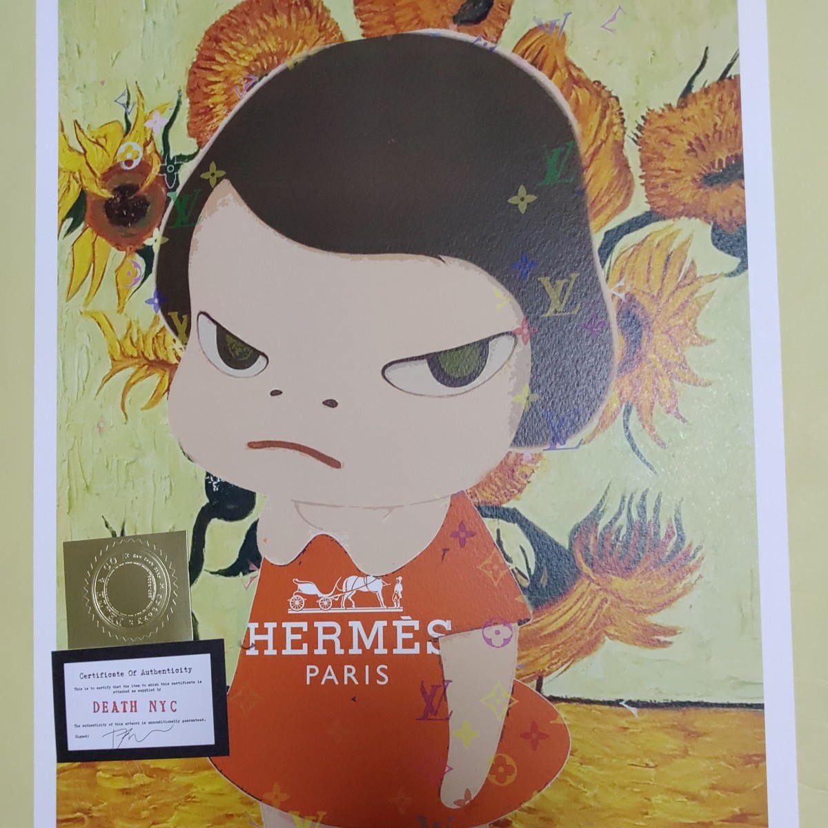 DEATH NYC 世界限定100枚 アートポスター 奈良美智 NARA YOSHITMO