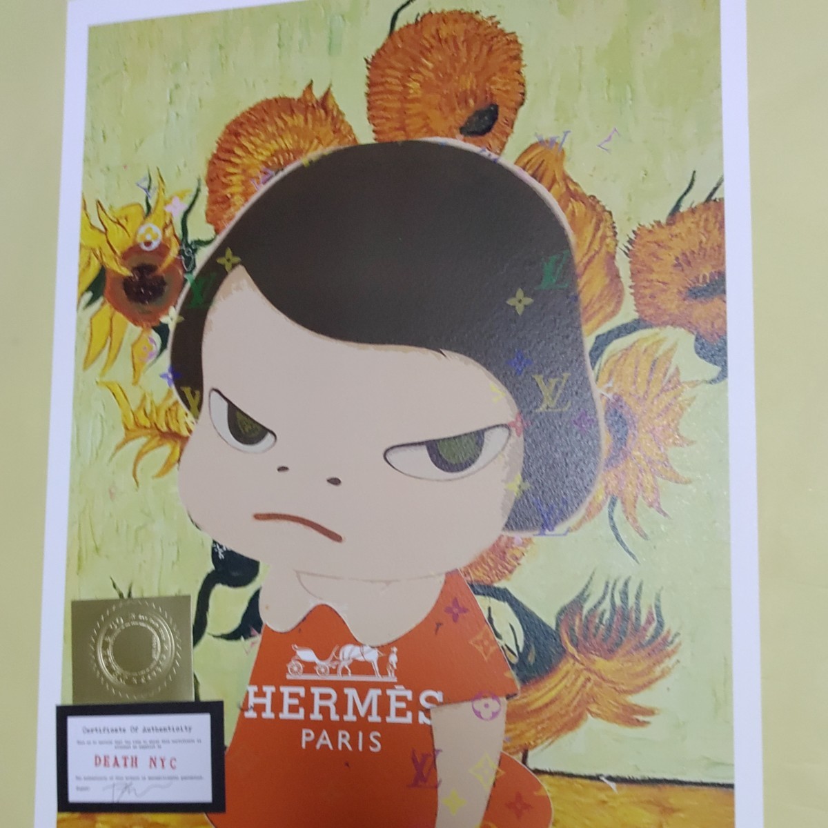 DEATH NYC 世界限定100枚 アートポスター 奈良美智 NARA YOSHITMO