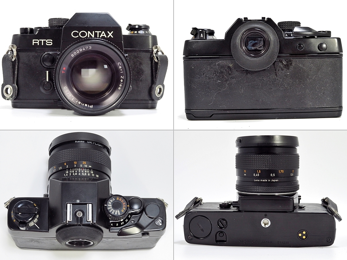 CONTAX RTS Carl Zeiss Planar 1.4/50 T* TLA20 13mm 20mm 27mm