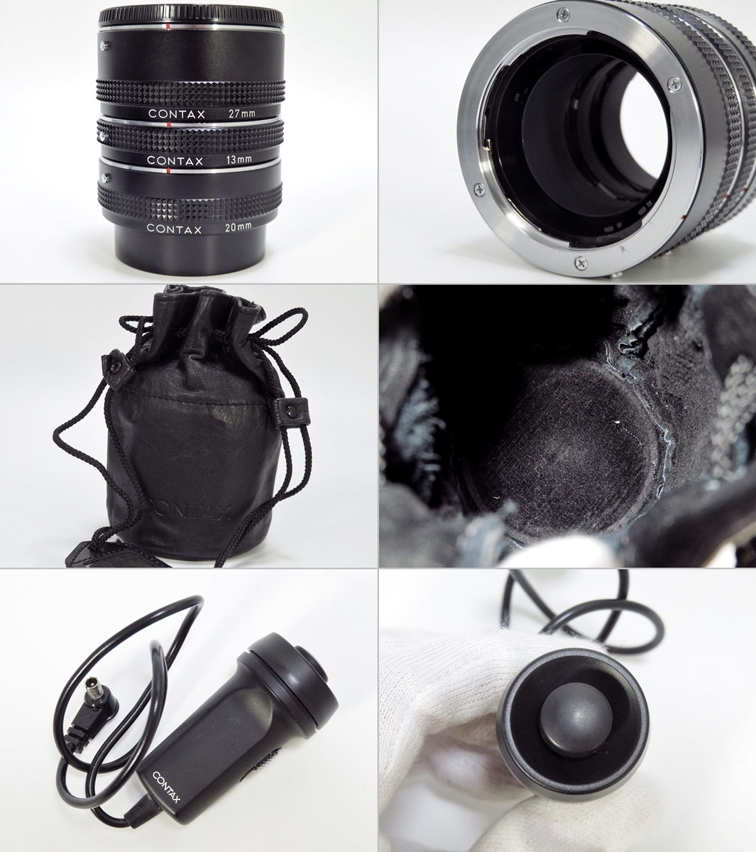 CONTAX RTS Carl Zeiss Planar 1.4/50 T* TLA20 13mm 20mm 27mm