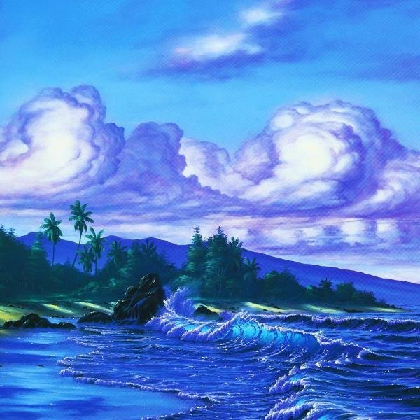 ラッセン作品「パールズ・オブ・パラダイス」 - 美術品