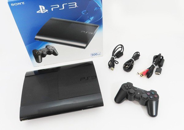 500GB CECH-4300C ソニーPS3本体 PS3本体 ○SONY チャコール・ブラック