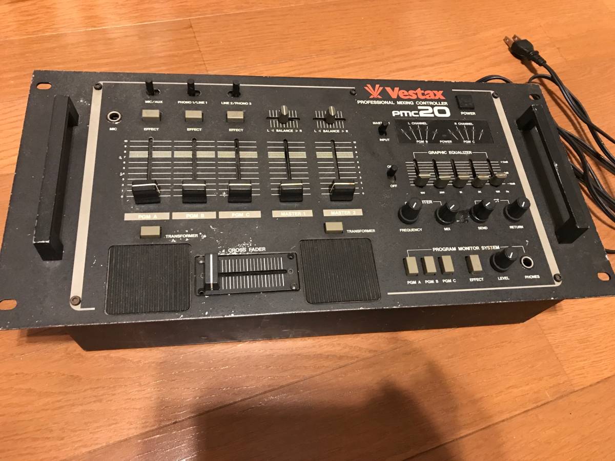 Vestax（ベスタクス）PMC20 DJミキサー 中古品 完動品(DJミキサー