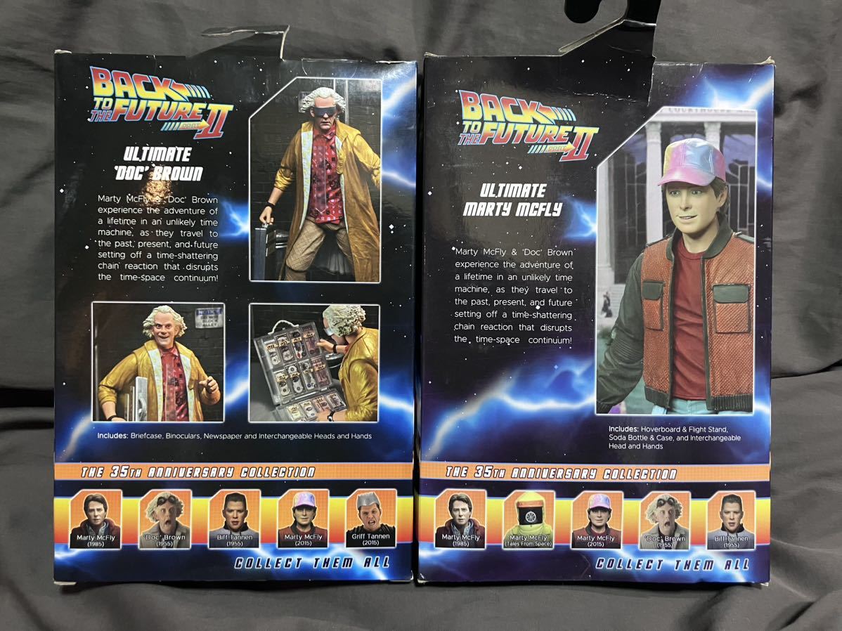 バックトゥザフューチャー BTTF フィギュア マーティ ビフ 2体セット 