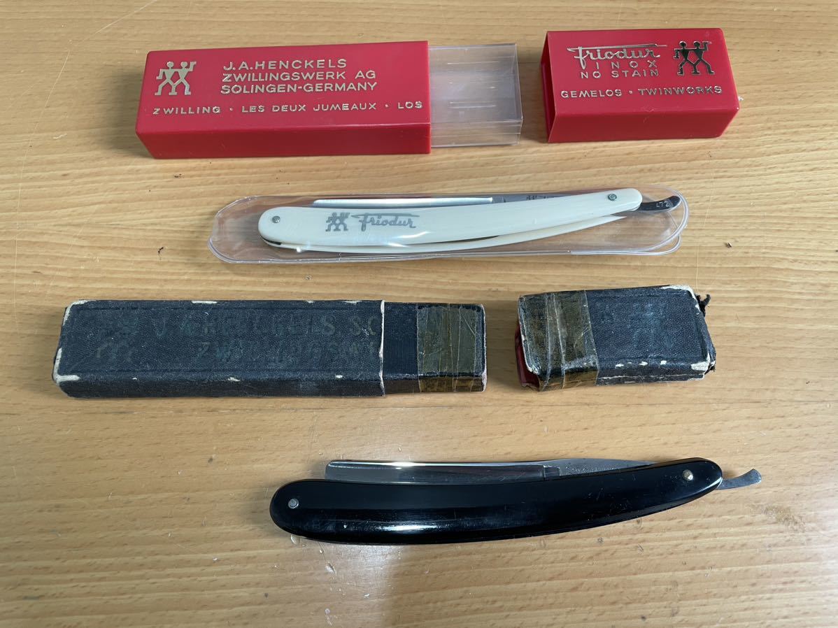 西洋剃刀　ヘンケル　ゾーリンゲン472 理容 西洋剃刀 カミソリ J.A.HENCKELS SOLINGEN ZWILLINGWERKS