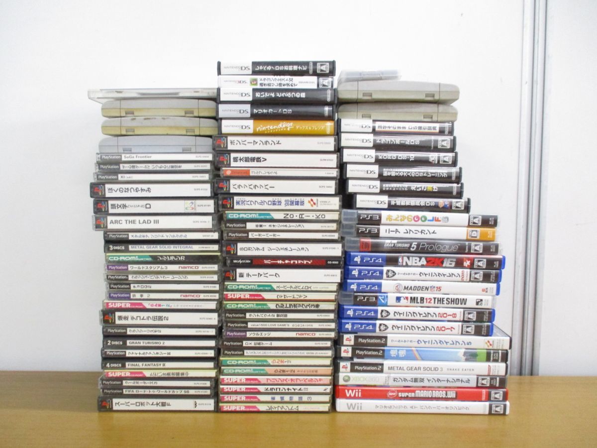 本体、ソフトまとめ売り □01)【同梱不可・1円〜】色々なゲームソフトまとめ売り約80点大量