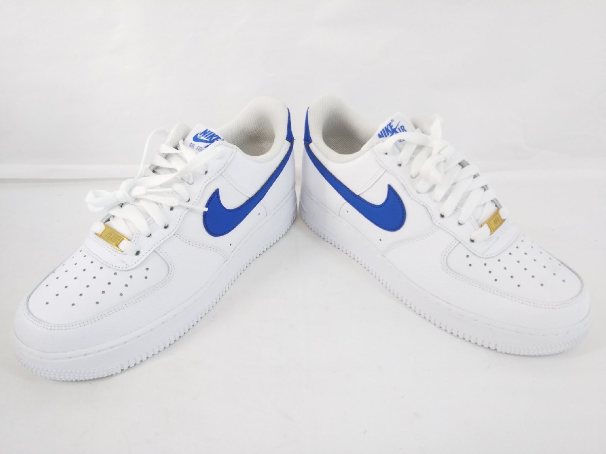 未使用 NIKE ナイキ Air Force 1 Low White Royal Blue 26.5cm エア 