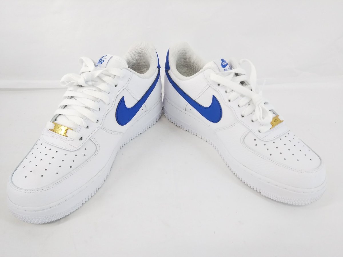 未使用 NIKE ナイキ Air Force 1 Low White Royal Blue 26.5cm エア 