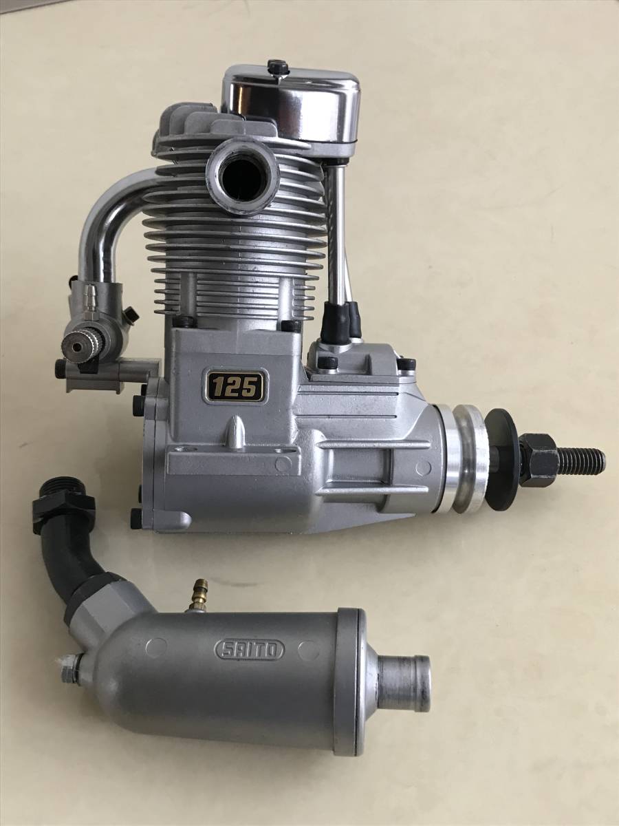 SAITO FAー125α（4サイクル グローエンジン中古）状態良好