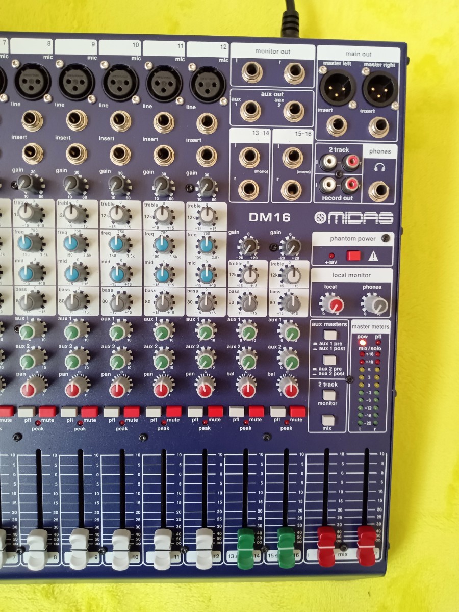 DM16 | MIDAS Midas アナログミキサー Mixer メルカリ - ) マイダス