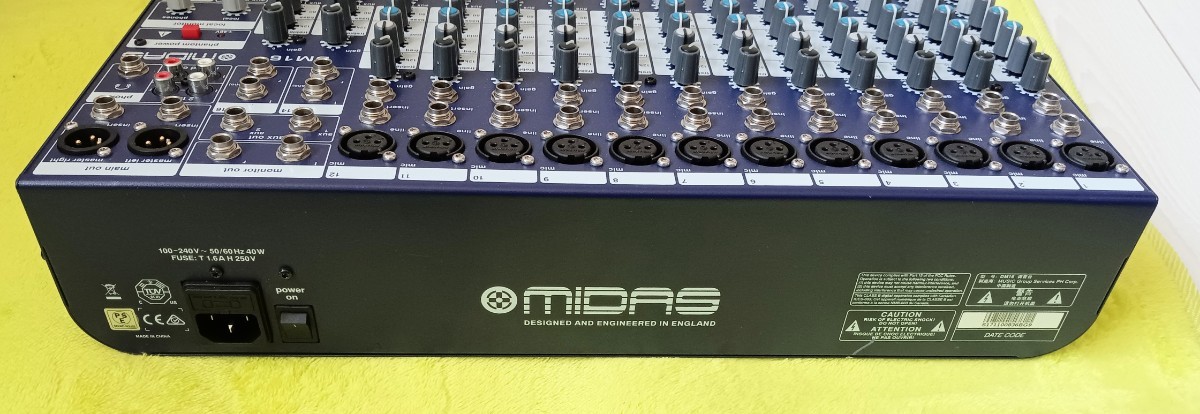 DM16 | MIDAS Midas アナログミキサー Mixer メルカリ - ) マイダス