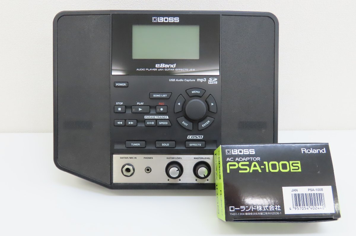 JS-8 eBand | BOSS - Boss Audio Player with Guitar ギター