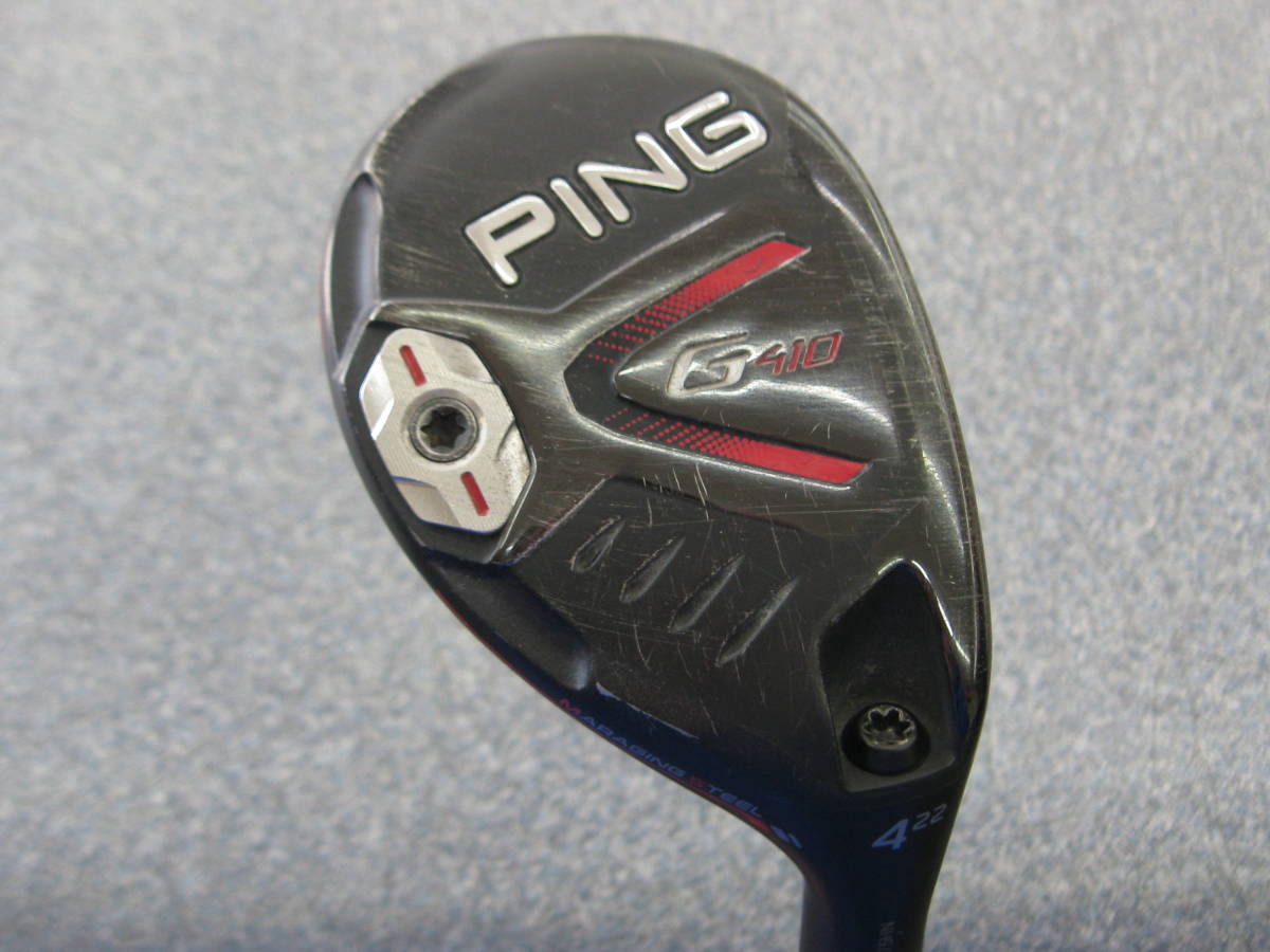中古ping G410 ユーティリティ22度4U テンセイオレンジ