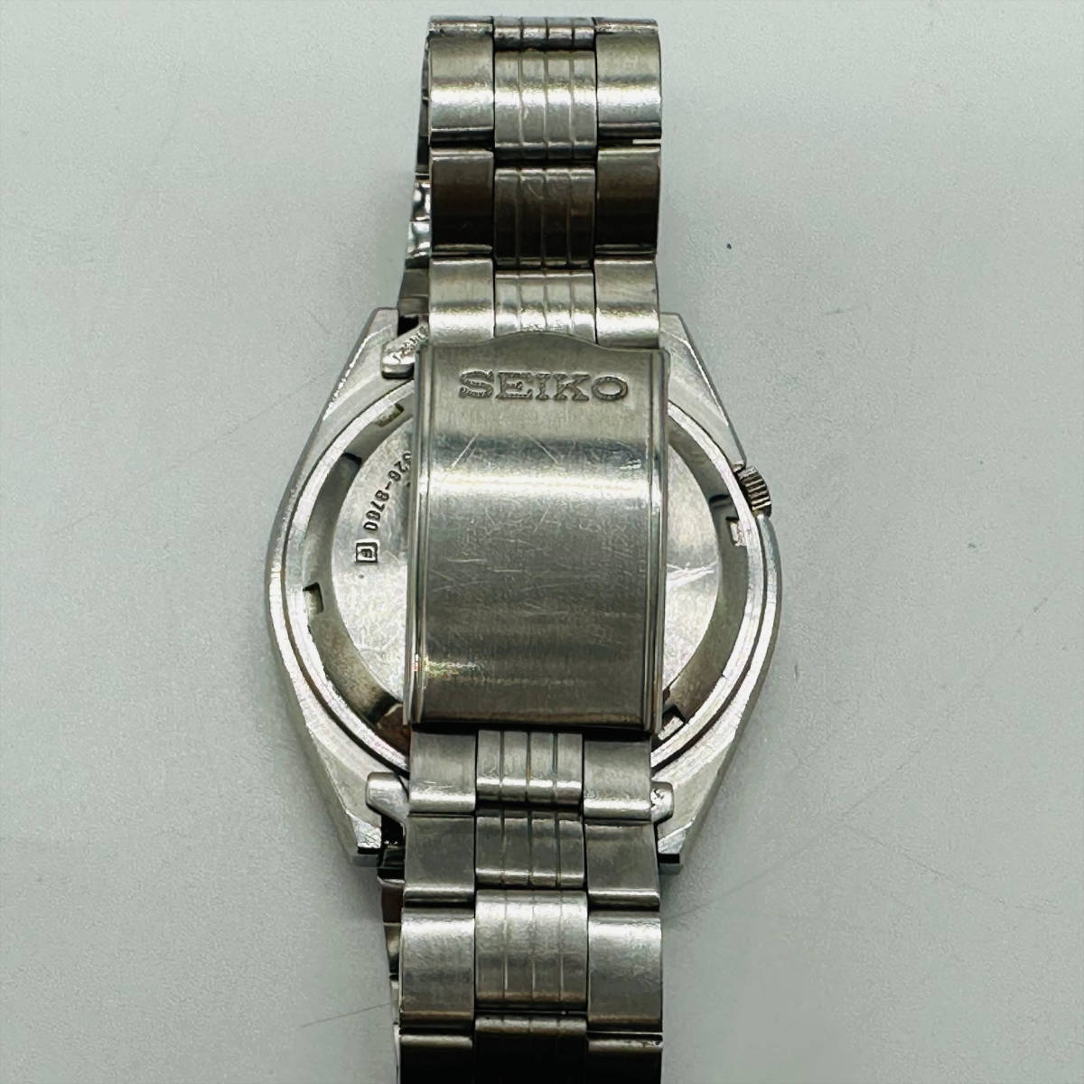 自動巻き グレー文字盤 7S26-8760 SEIKO5 稼働品セイコー5 メンズ 