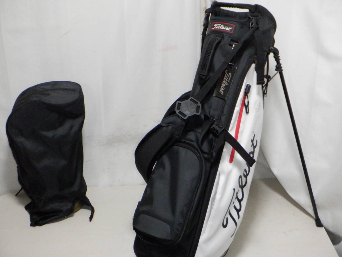 Titleist タイトリスト 8.0型 超軽量☆中古～良品☆スタンド(BKxWH)【24】