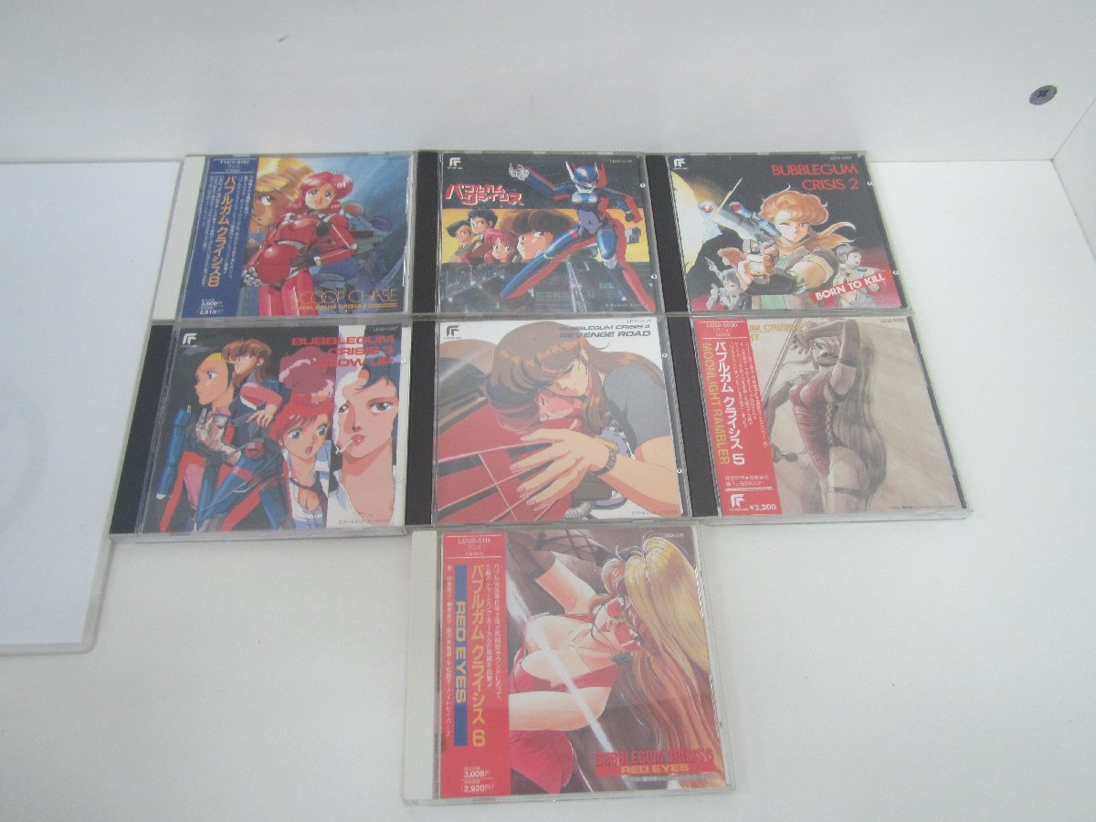 ♪CD バブルガム クライシス 2，3，4，5，6，8 音楽集 7本 まとめ売り