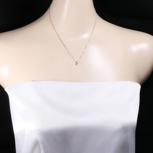 K10PG ネックレス ダイヤ 0.01 総重量約0.9g 約39cm 中古 美品 送料無料☆0315 ネックレス ダイヤモンド K10PG by 0.01CTの通販 3号