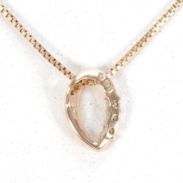 K10PG ネックレス ダイヤ 0.01 総重量約0.9g 約39cm 中古 美品 送料無料☆0315 ネックレス ダイヤモンド K10PG by 0.01CTの通販 3号