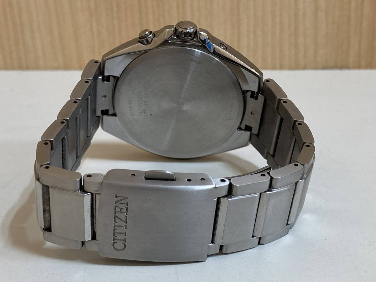 ☆ 美品 CITIZEN シチズン 電波 H100-R014234 アテッサ エコドライブ 
