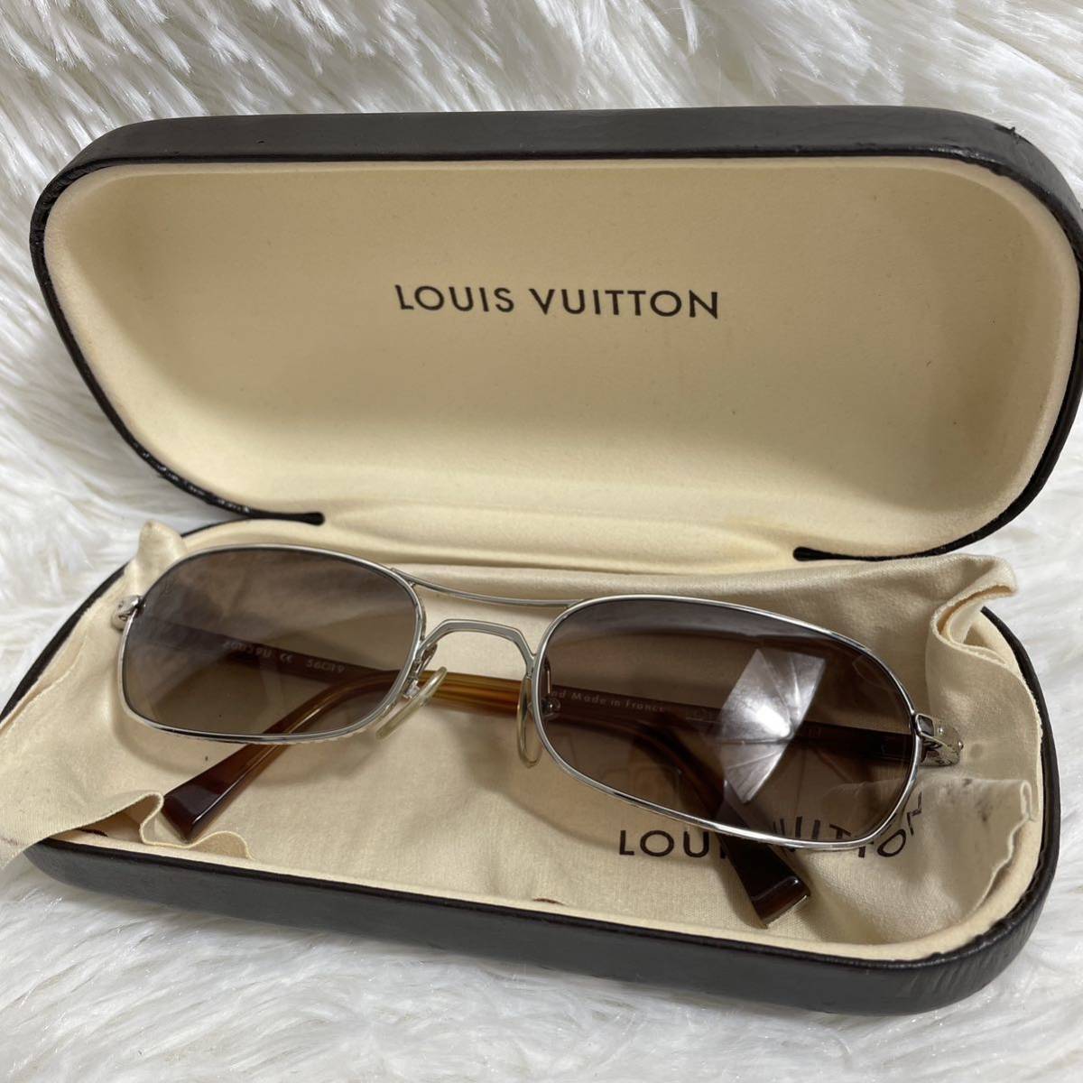 ルイヴィトン LOUIS VUITTON サングラス 眼鏡 スクエア コンスピ 