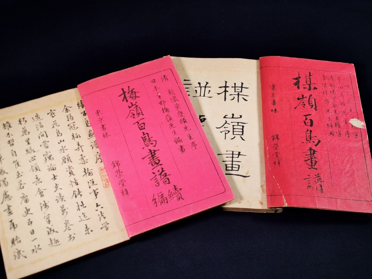 絵手本DB 楳嶺百鳥画譜 正続6冊揃(幸野楳嶺 編画) ⁄ 古本、中古本、古 