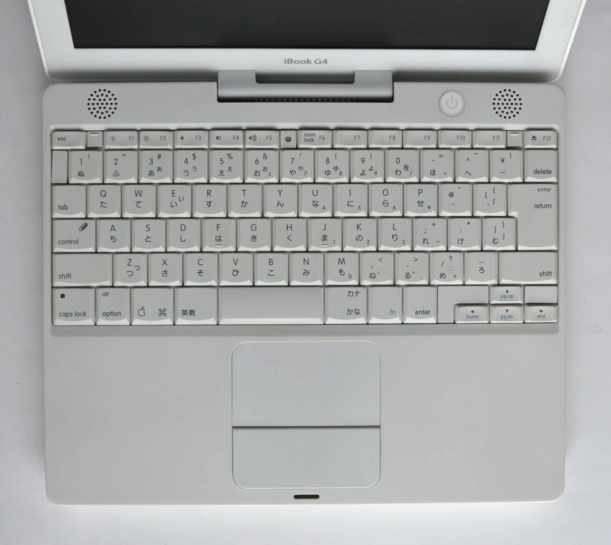 iBook G4 12inch 800MHz 640MB/38GB/Combo/バッテリー生 OSX10 