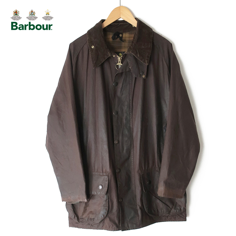 無骨感◎Barbour バブアー BEAUFORT ビューフォート オイルドジャケット ラスティック 46相当(L) ワックスコットン