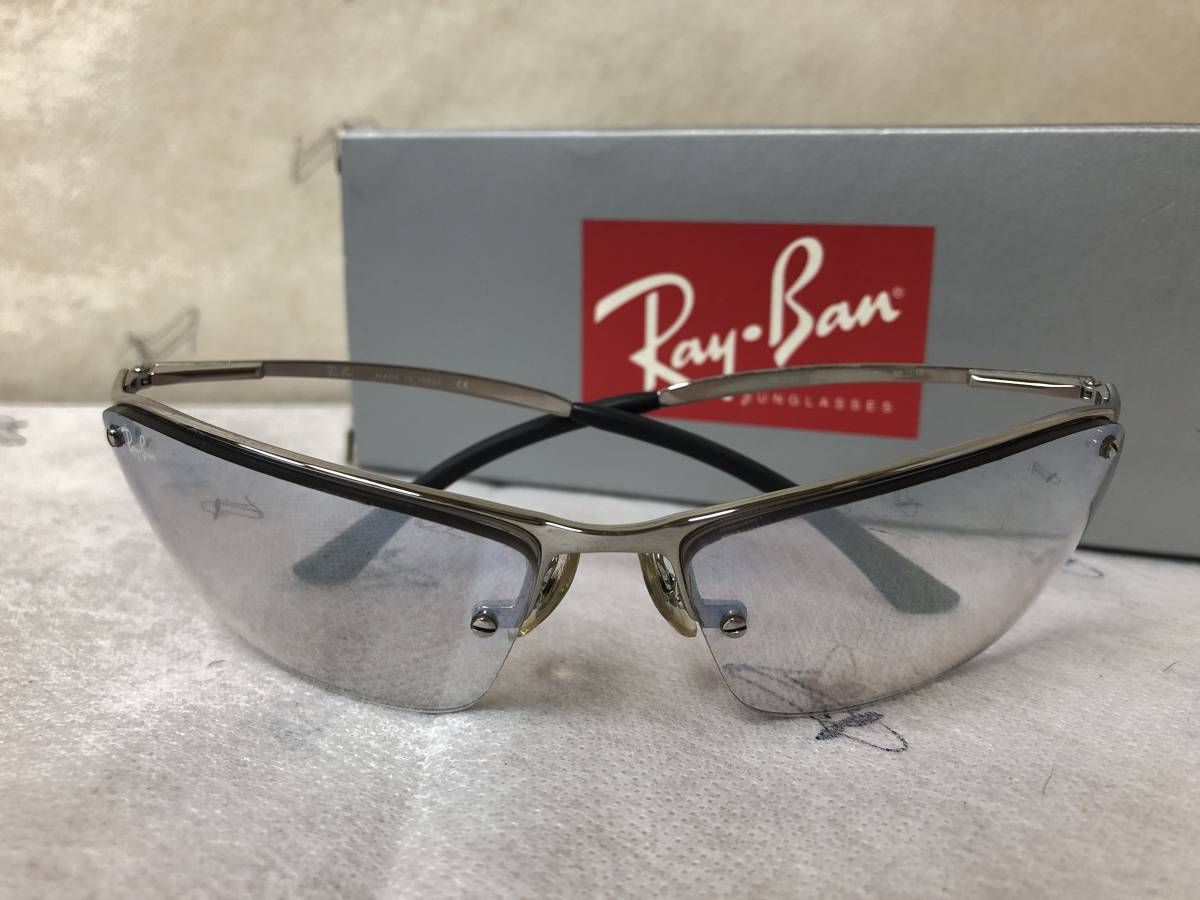 イタリア製 廃盤品☆レイバン Ray-Ban ☆RB3183 003/Z1 63□15☆（B'z