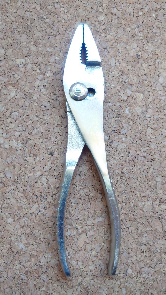 Snap-on 47 コンビネーションプライヤー スリップジョイント 2点式 バキュームグリップ 旧ロゴ 希少モデル スナップオン