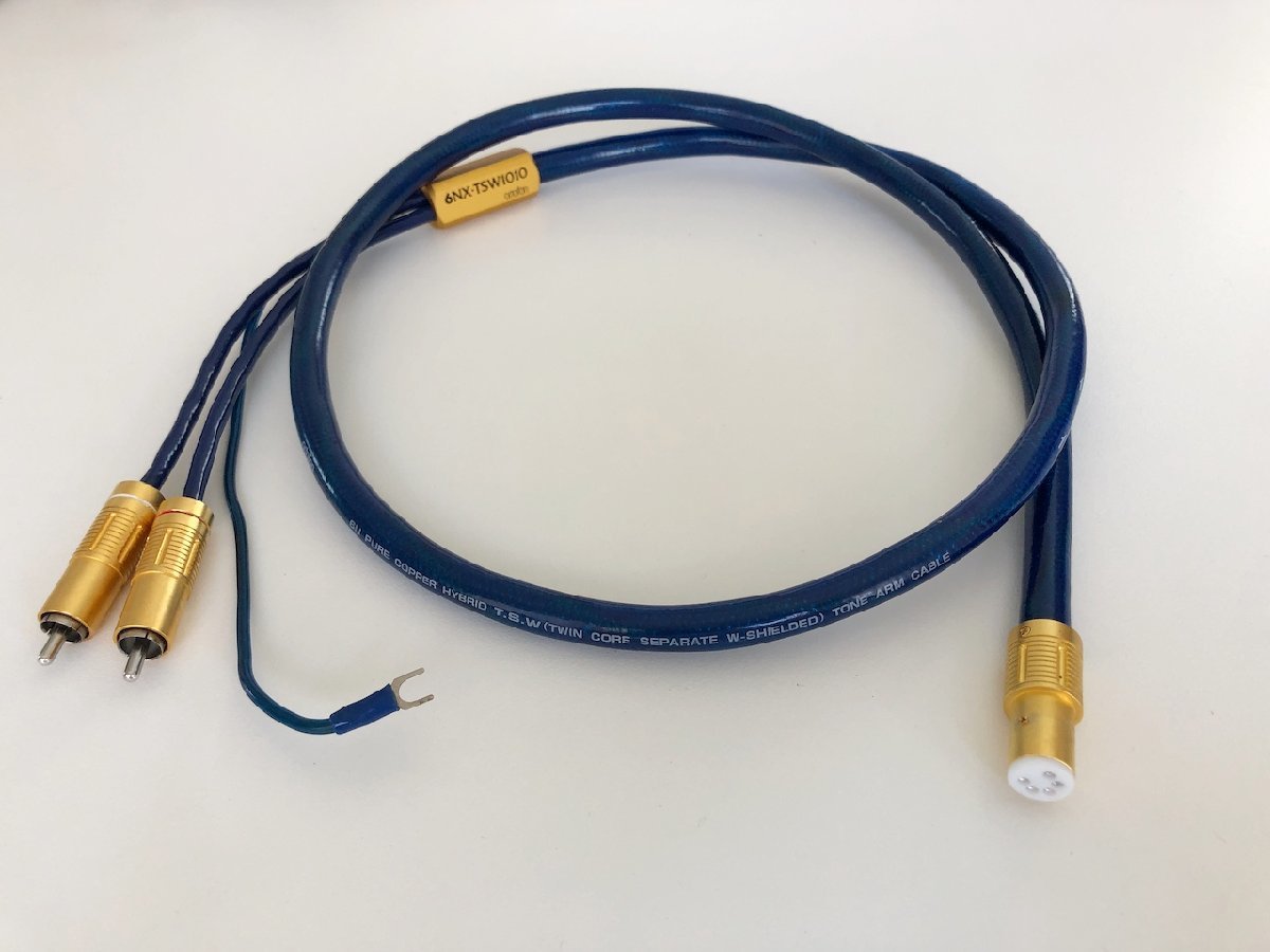 フォノケーブル 1.2m ortofon 6NX-TSW1010 5pin-RCA仕様 オルトフォン