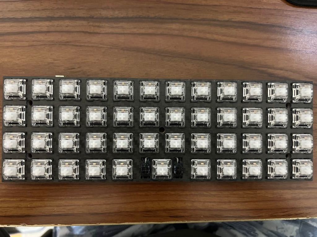 直行配列 40%メカニカルキーボード KPrepublic JJ40 自作キーボードの