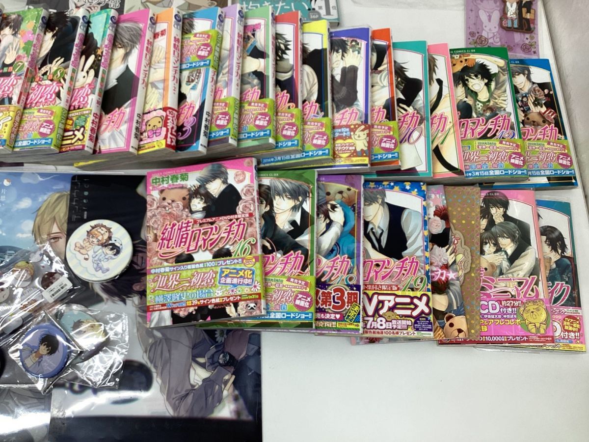同梱不可/現状】 BL グッズ まとめ売り世界一初恋 テンカウント 他 缶