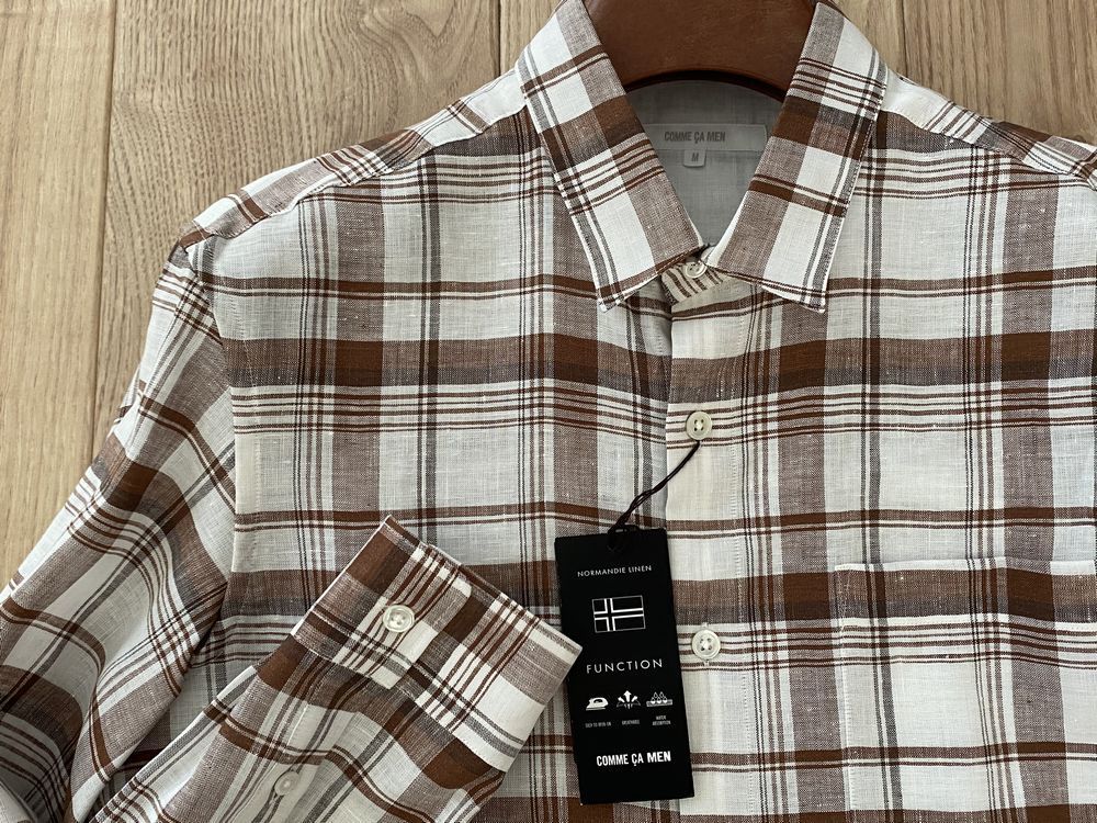 CA COMME セール ショート コムサメン ショートポイントカラー MEN（コムサメン）の「グラデーションプリント （シャツ MEN ショートポイントボタンダウンカラーシャツ 半袖ショート SALE／30%OFFコマスエード リネン IL シャツ MEN）｜トップス｜シャツ一覧1ページ目