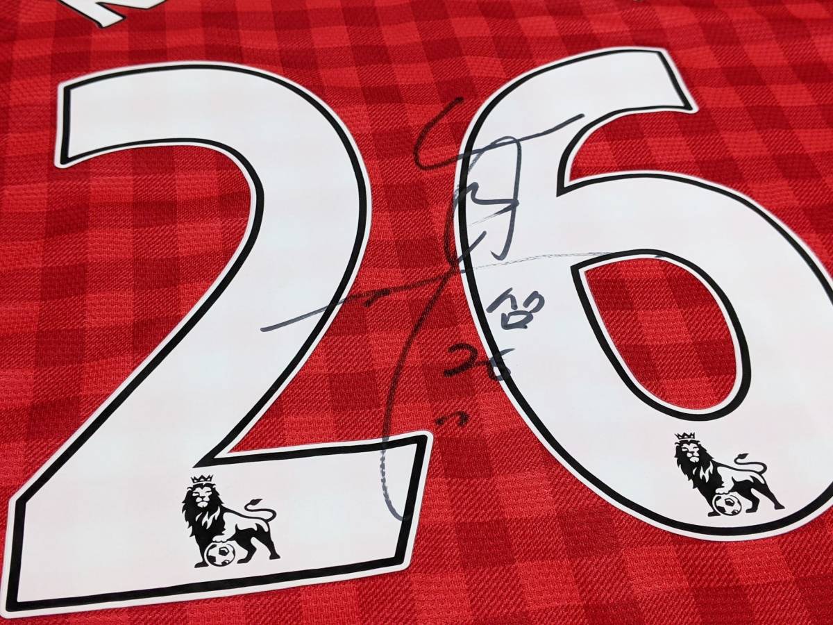 【205】香川真司 マンチェスターユナイテッド ユニフォーム サイン入り Mサイズ 未使用品 タグ付き 背番号26 KAGAWA NIKE ナイキ サッカー