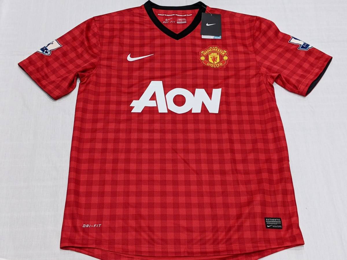 【205】香川真司 マンチェスターユナイテッド ユニフォーム サイン入り Mサイズ 未使用品 タグ付き 背番号26 KAGAWA NIKE ナイキ サッカー