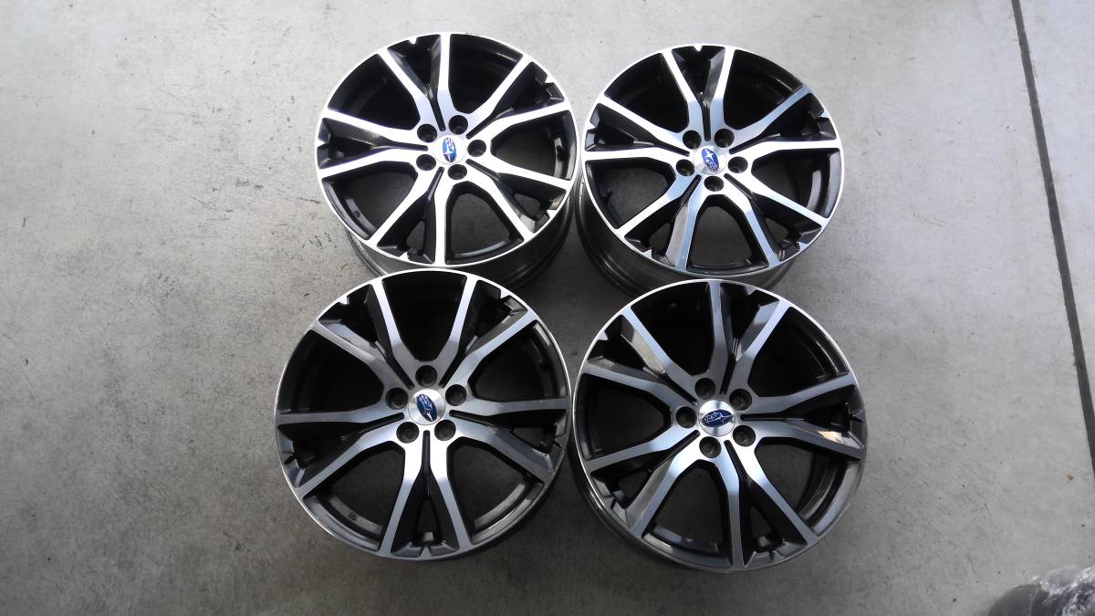 ☆★インプレッサスポーツ　7Jx17　＋55　PCD100　5H　純正アルミホイール　4本セット　中古品★☆