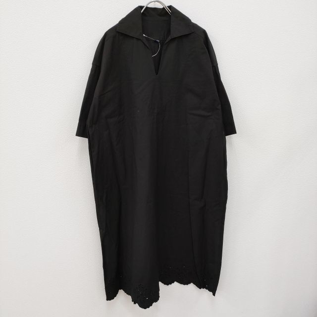 45R/45rpm ポプリンのカットワークプルオーバードレス 定価53900円 ワンピース フォーティーファイブアールピーエム 3-0506S 210179